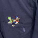 Disney Vtg‎  Mickey Unlimited In Love Couples Small Long Sleeve Embroidered Shirt Photo 12