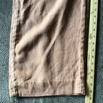 L'Agence Nude Pink Linen Wide Leg Cropped Pants High Waist Size 29 Trousers Photo 9