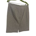 J.Crew  Gray Wool Blend Pencil Skirt Size 6 Preppy Business Casual Career Photo 1