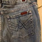 7 For All Mankind Vintage Y2K “ A” Pocket Studded Women's Bootleg Jeans Photo 2