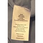 Talbots  Embroidered Linen Cotton Blue‎ Shift Lightweight Dress Women's Size 6 Photo 7