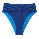 Victoria's Secret  Shimmery High Waist Cheeky Bikini Bottom Size XL EUC Photo 0