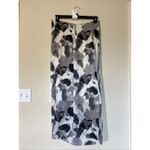 Helmut Lang  Crypsis Watercolor Strapless Silk Midi‎ Cocktail Dress Womens 6 Photo 6