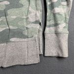 Time Tru Camouflage Sweatshirt Womens S Crew Long Sleeve Casual Pullover Top Green Photo 10