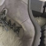 JustFab Felixa Women’s Lace up Bootie in gray size 9.5 Photo 2