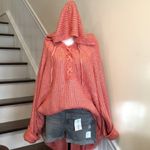 Torrid Rose Long Sleeve Chunky Woven Hooded Pullover W. Lace Up Front Sz 5X NWT Photo 9