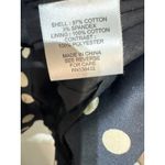 Bea & Dot ModCloth 1X Plus Size Black Polka Dot Collared Sleeveless Dress Photo 4