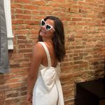 Lulus white sequin jumpsuit Photo 2