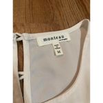 Monteau embroidered lace cream tank top sz M Athletic Pants Photo 2