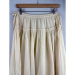 J.Crew Womens Tiered Skirt Size S Cream 100% Cotton Made In India Photo 0