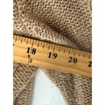 st. john's bay Johns Bay Vintage Y2k Women's Tan Cable Knit Shawl Collar Cardigan Sweater L Photo 4