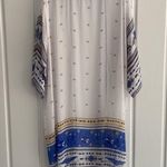 New Boho Western Sheer Kimono Maxi Duster Jacket Cardigan White Blue One Size Size undefined Photo 7