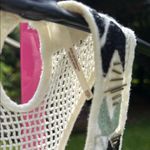 Free People  White and Black Knit Tank Top Photo 3