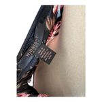 Midnight Bakery Elegant Floral Mini Dress in Black and Pink Size M Size M Photo 3