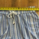 Lane Bryant  Shorts Women’s size 18/20 pull-on linen blend striped beach coastal Photo 8