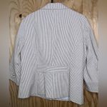 Kasper Pinstripe Suit Seersucker Fabric full lined classic workwear staple Sz 10 Photo 13