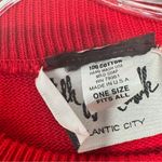 Vintage talk of the walk dead stock sweater one size fits all Red Photo 4