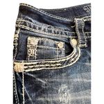 Miss Me Rhinestones embroidered capri jeans size 28 Photo 4