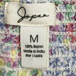 Floral Multicolor Women's Top Pink Size M Photo 7