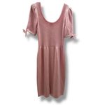 St. John Women's Dress Pink Bow Sleeves Knit Ballerina Vintage Santana Photo 2