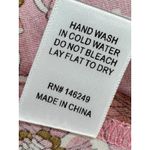 Aakaa  Pink Boho Paisley Floral V-Neck Tie Back Mini Dress Size M Medium NWT!! Photo 6