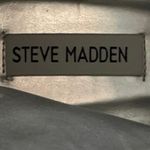 Steve Madden  West Silver Leather Pointed Toe Pull On Block Heel Western Boots 9M Photo 8