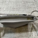 Juicy Couture Track Star Black Lettering Purse Crossbody Bag Tan Beige Flawed Photo 4