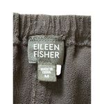 Eileen Fisher  Pull On Elastic Waistband Straight Leg Cropped Pants Size M Photo 2