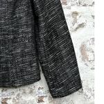 Avec Les Filles buttonless knit tweed look raw hem blazer size Medium Photo 3