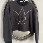 Adidas Crop Sweater‎ Gray Size M Photo 0