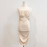 SheIn Ditzy Floral Ruched Bodycon Cami Mini Dress Vacation Summer Party Large Photo 2