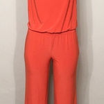 New. INC tangerine jumpsuit. Orange Photo 0