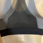 Adidas  Heather Gray Black Trim Mesh Racerback Sports Bra X Small Photo 7