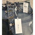 NWT KanCan Button Fly Distressed Cutoff High Rise Stretch Denim Shorts Sz 27 $53 Blue Photo 5