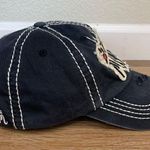 Dog Mom Distressed Black Adjustable Strapback Hat Photo 3