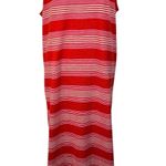 Style & Co XX-Large Maxi Dress Striped Stretch Sleeveless Slit Pullover Red New Photo 0