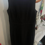 Calvin Klein  Black Midi Dress Size 10 Photo 0