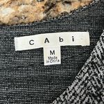 CAbi  Womens CeCe Top Shell Sleeveless Black Tweed Herringbone Style 993 M Casual Photo 8