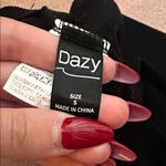 Dazy Quarter Button Up Tanktop Black Photo 3