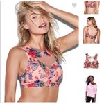 PINK - Victoria's Secret Victoria Secret | PINK Lace High Neck Push Up Bra Underwire Bralette Size XS Photo 8