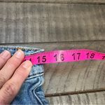 We The Free  PEOPLE  LIKE NEW! Women’s COSMICO FLIRT SKIRT Pleated Denim Raw Hem Photo 4