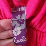 Lani Pink Deep Double Vneck Tank Top Bubble Bottom Tunic Soft Size Small Photo 3