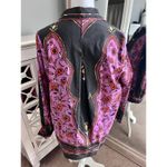 Vintage 1960’s Dixie Lou Frock Printed Button Down Shirt Tunic Size L Photo 1