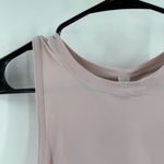 Lululemon Just Pleat It Tank Top Size 6 Crop Flowy Back Porcelain Pink Mesh Photo 9