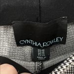 Cynthia Rowley  Slim Fit Checked Ankle Pants Photo 2