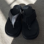 Urban Outfitters Black Flip Flops Photo 0