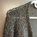 Wild Fable Black Poodle Fur Cardigan Doleman Sleeve Womens Size M/L Photo 2