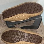 UGG  Dakota Sunshine Perf Ribbon Satin Laces Bow Leather Chestnut Slippers Sz 9 Photo 5