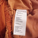 Urban Outfitters  Brynn Velvet Jumpsuit Orange Bronze Photo 4