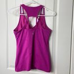 Athleta NWOT women’s pink equator racerback lightly padded athletic tank top S Photo 4